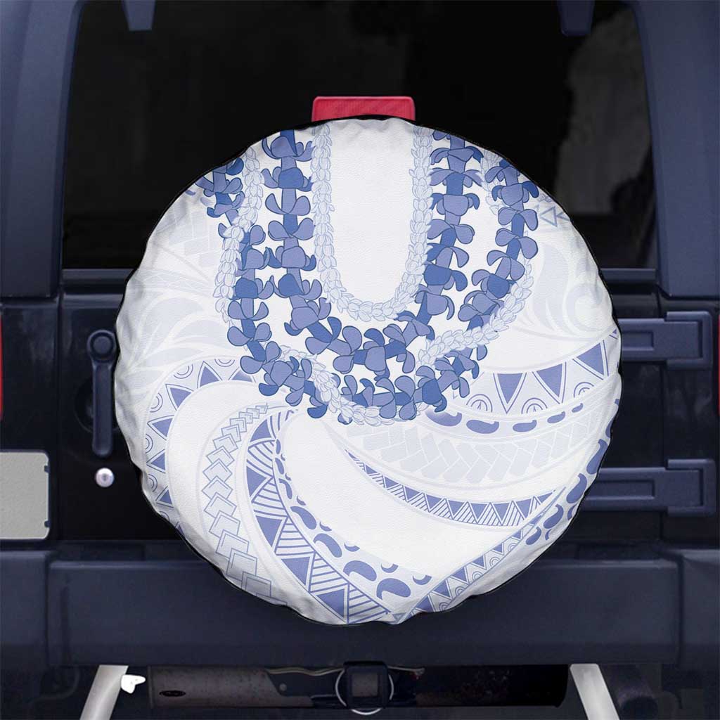 Aloha Lei Onaona Spare Tire Cover Navy Blue Hawaiian Tribal Pattern LT9 No hole Blue - Polynesian Pride