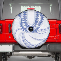 Aloha Lei Onaona Spare Tire Cover Navy Blue Hawaiian Tribal Pattern LT9 - Polynesian Pride