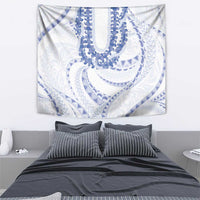Aloha Lei Onaona Tapestry Navy Blue Hawaiian Tribal Pattern LT9 - Polynesian Pride