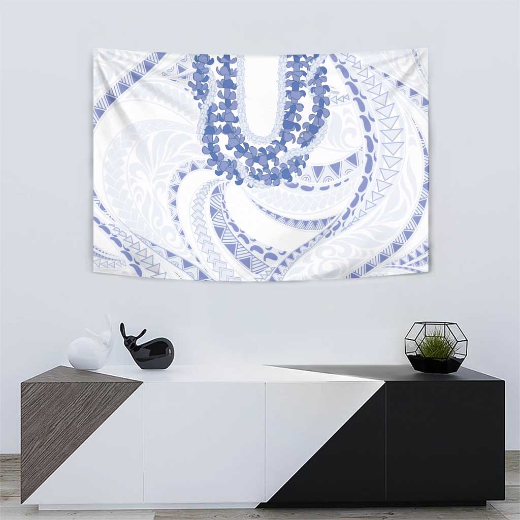 Aloha Lei Onaona Tapestry Navy Blue Hawaiian Tribal Pattern LT9 - Polynesian Pride