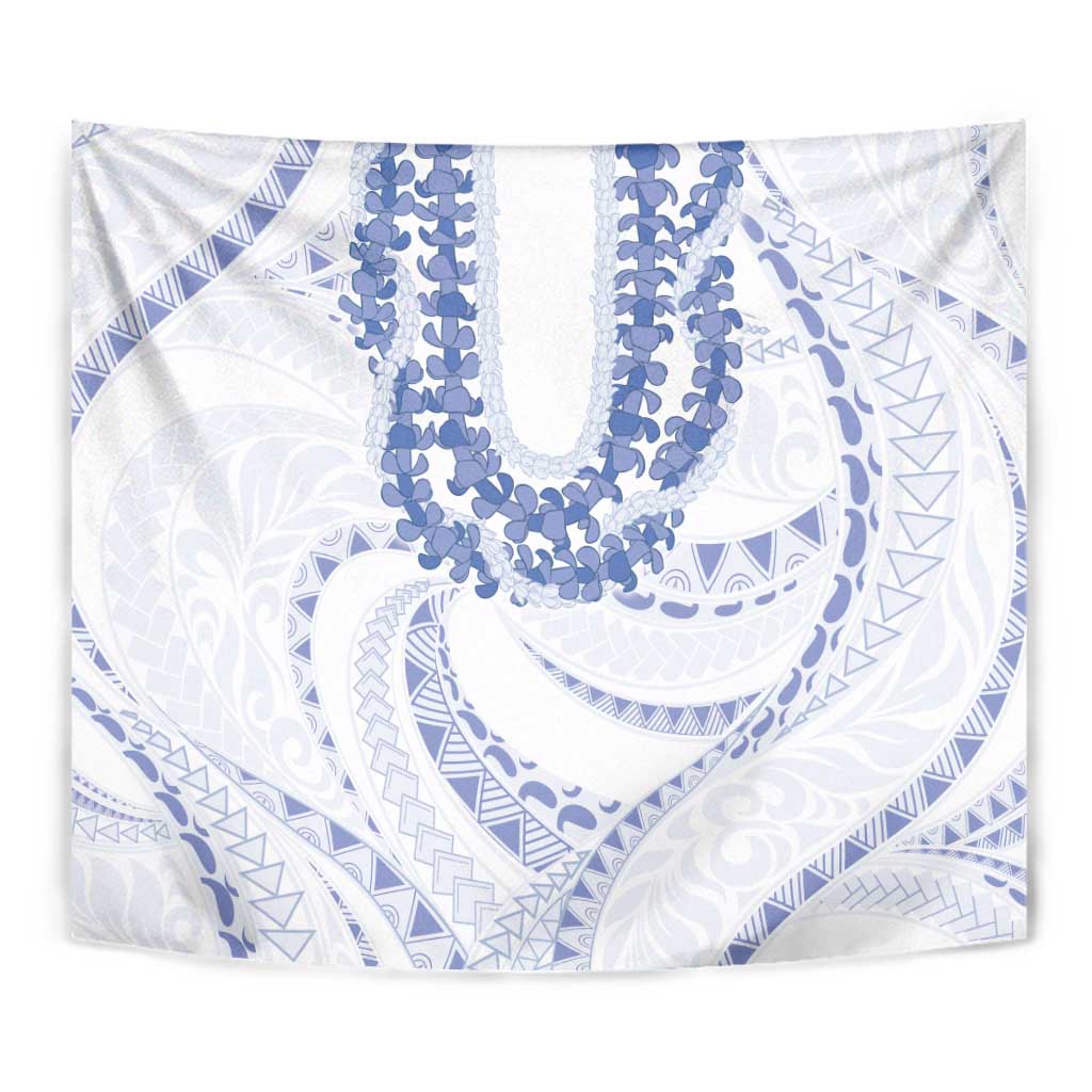 Aloha Lei Onaona Tapestry Navy Blue Hawaiian Tribal Pattern LT9 - Polynesian Pride