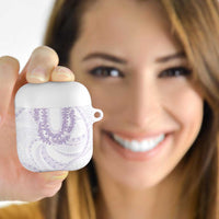 Aloha Lei Onaona AirPods Case Purple Hawaiian Tribal Pattern LT9 Purple - Polynesian Pride