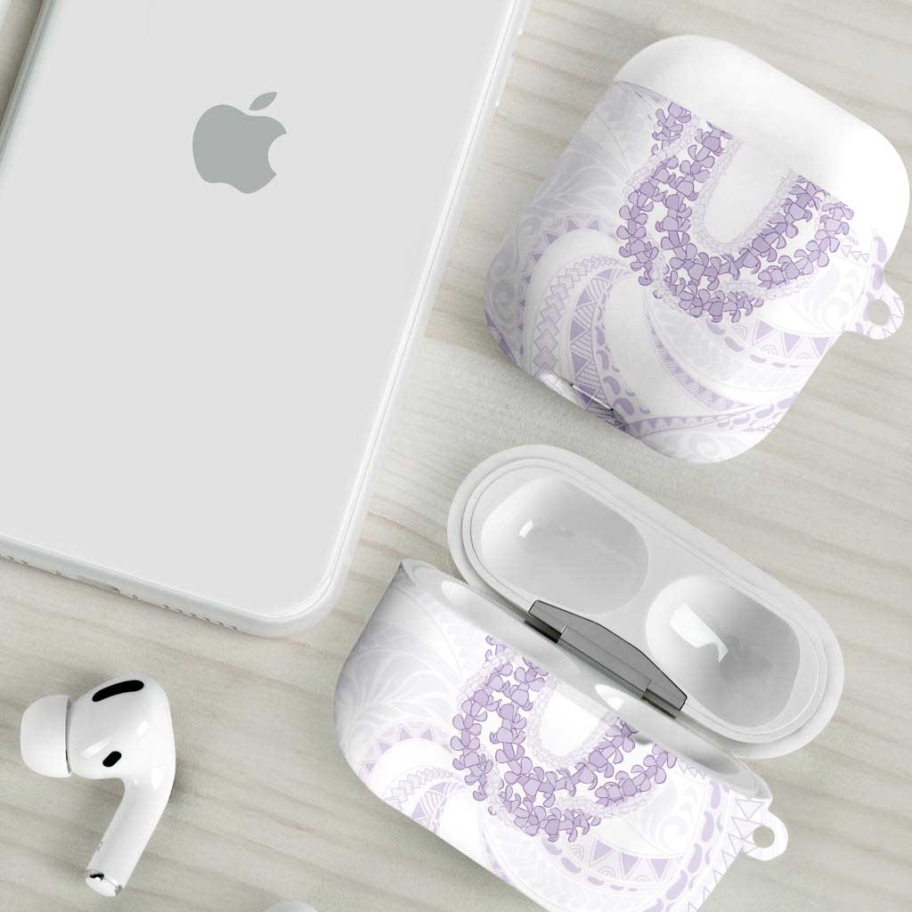 Aloha Lei Onaona AirPods Case Purple Hawaiian Tribal Pattern LT9 - Polynesian Pride