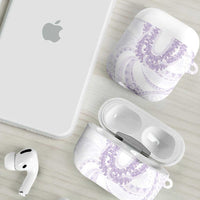 Aloha Lei Onaona AirPods Case Purple Hawaiian Tribal Pattern LT9 - Polynesian Pride