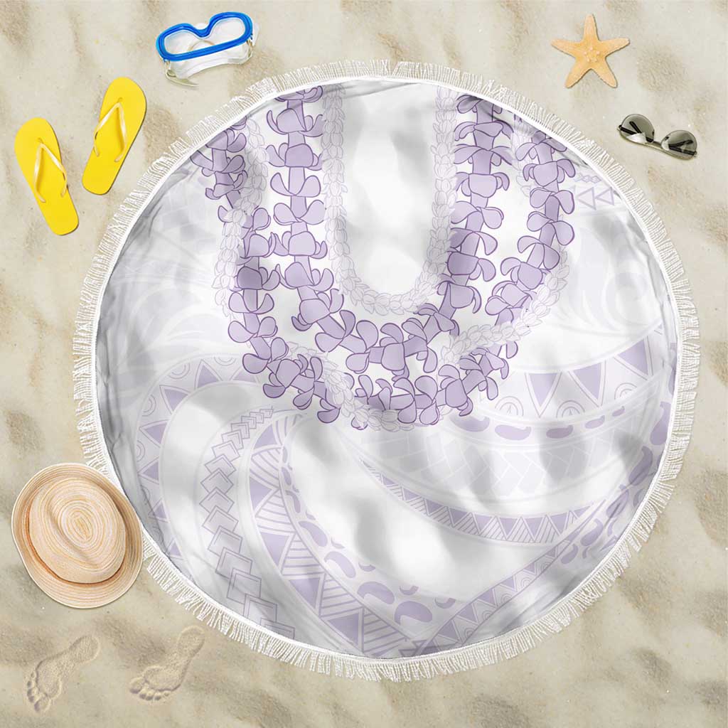 Aloha Lei Onaona Beach Blanket Purple Hawaiian Tribal Pattern LT9 One Size 150cm Purple - Polynesian Pride
