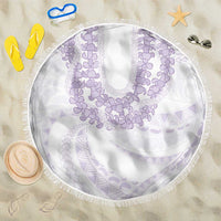 Aloha Lei Onaona Beach Blanket Purple Hawaiian Tribal Pattern LT9 One Size 150cm Purple - Polynesian Pride