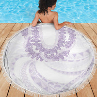 Aloha Lei Onaona Beach Blanket Purple Hawaiian Tribal Pattern LT9 - Polynesian Pride