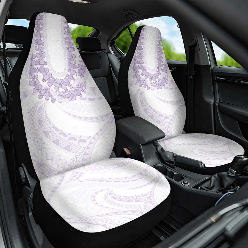 Aloha Lei Onaona Car Seat Cover Purple Hawaiian Tribal Pattern LT9 One Size Purple - Polynesian Pride