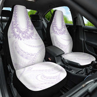 Aloha Lei Onaona Car Seat Cover Purple Hawaiian Tribal Pattern LT9 One Size Purple - Polynesian Pride