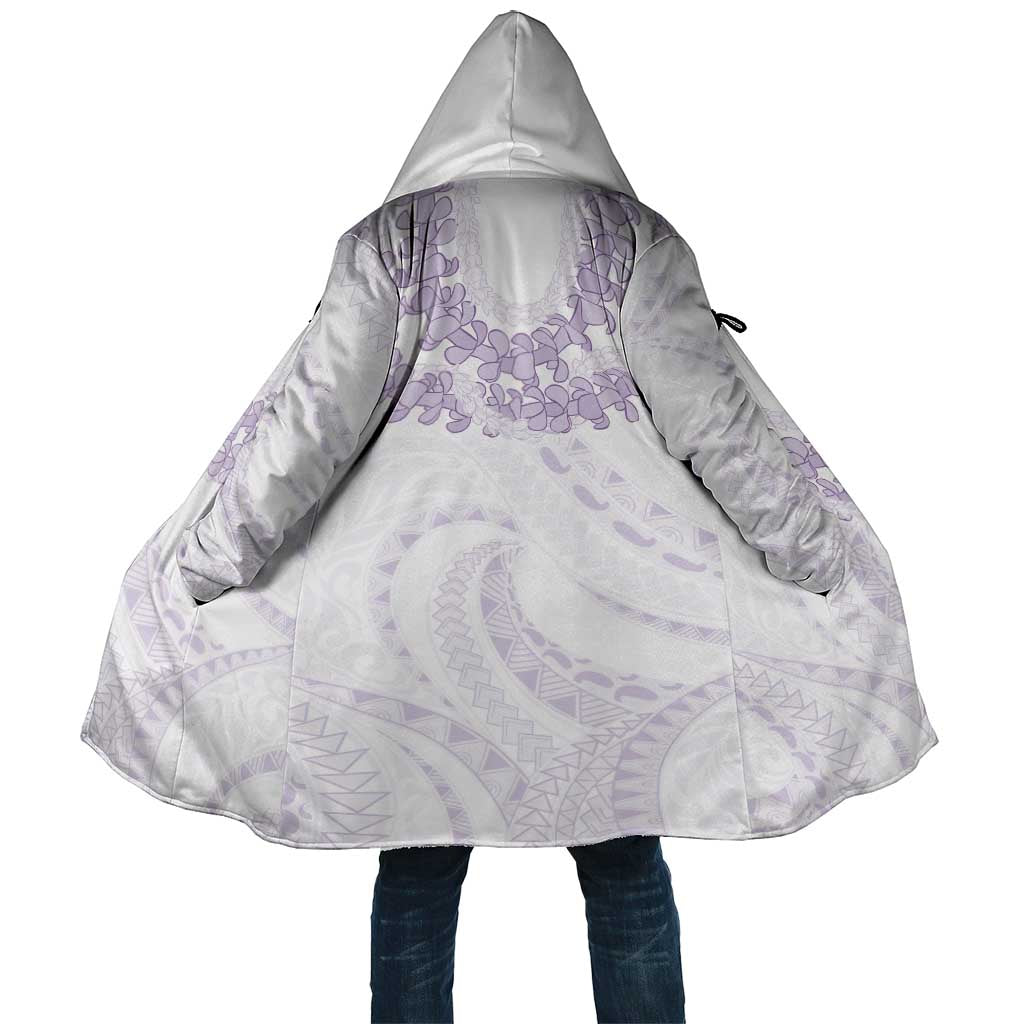Aloha Lei Onaona Cloak Purple Hawaiian Tribal Pattern LT9 Unisex Purple - Polynesian Pride