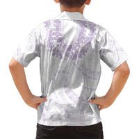 Aloha Lei Onaona Hawaiian Shirt Purple Hawaiian Tribal Pattern LT9 - Polynesian Pride