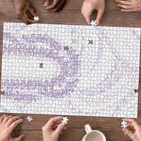 Aloha Lei Onaona Puzzle Purple Hawaiian Tribal Pattern LT9 - Polynesian Pride