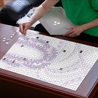 Aloha Lei Onaona Puzzle Purple Hawaiian Tribal Pattern LT9 - Polynesian Pride