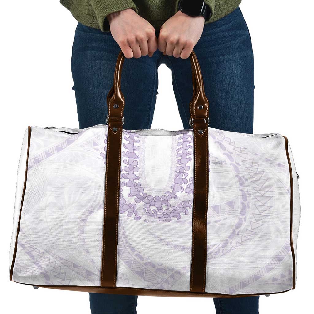 Aloha Lei Onaona Travel Bag Purple Hawaiian Tribal Pattern LT9 Purple - Polynesian Pride