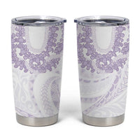 Aloha Lei Onaona Tumbler Cup Purple Hawaiian Tribal Pattern LT9 Purple - Polynesian Pride
