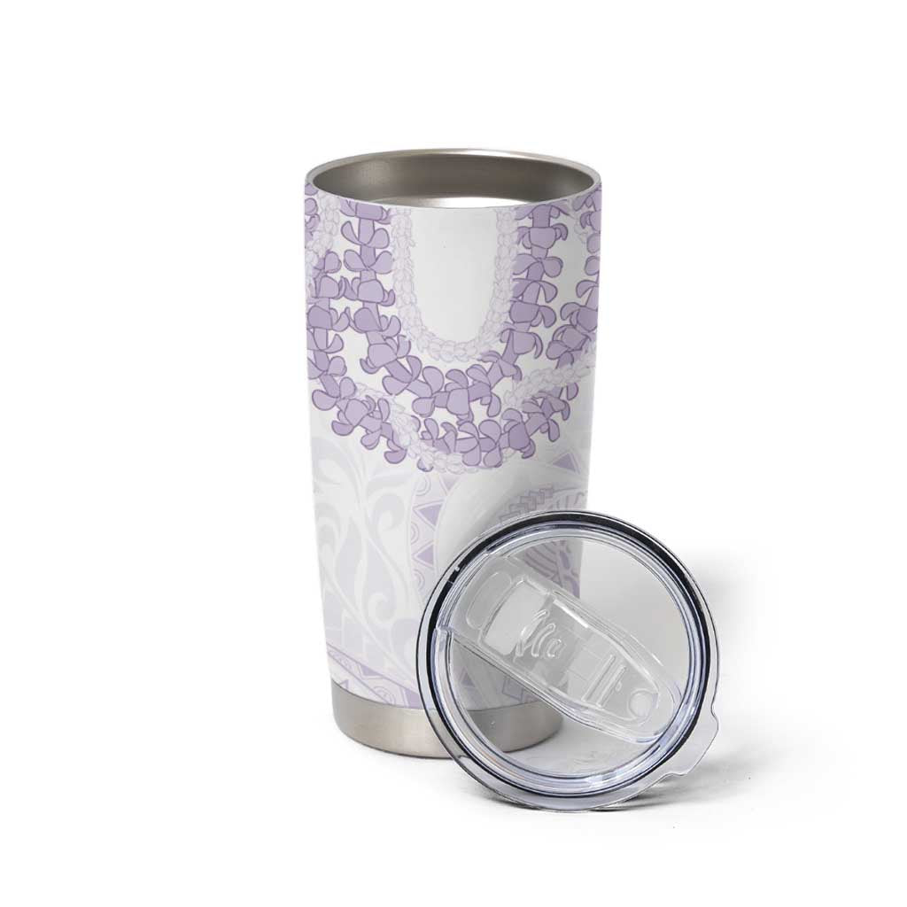Aloha Lei Onaona Tumbler Cup Purple Hawaiian Tribal Pattern LT9 - Polynesian Pride