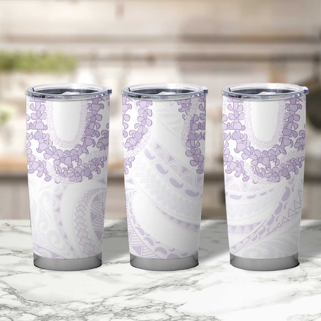 Aloha Lei Onaona Tumbler Cup Purple Hawaiian Tribal Pattern LT9 - Polynesian Pride