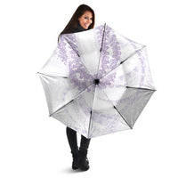 Aloha Lei Onaona Umbrella Purple Hawaiian Tribal Pattern LT9 - Polynesian Pride