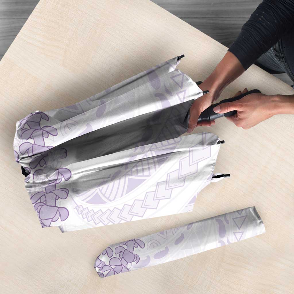 Aloha Lei Onaona Umbrella Purple Hawaiian Tribal Pattern LT9 - Polynesian Pride
