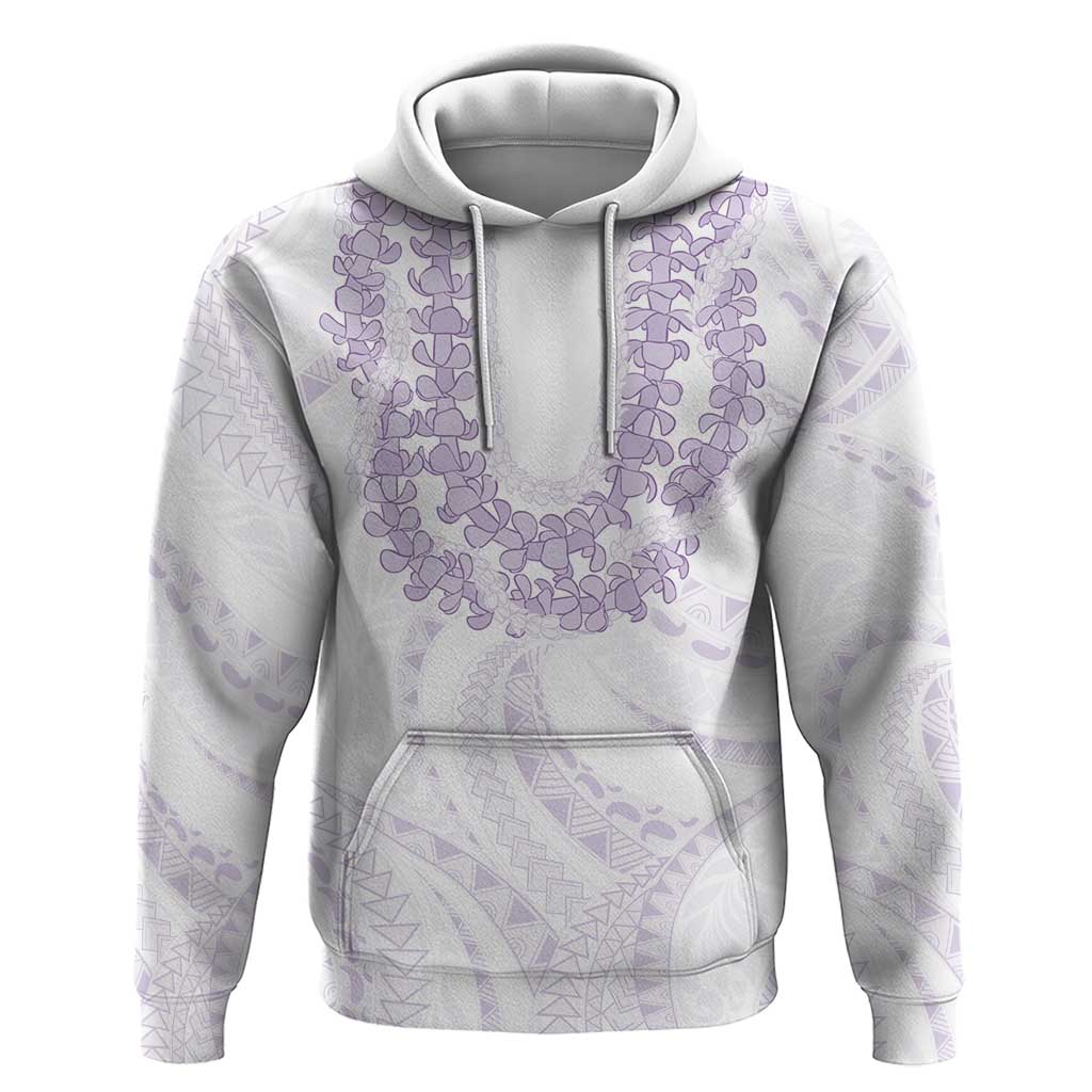 Aloha Lei Onaona Zip Hoodie Purple Hawaiian Tribal Pattern LT9 Pullover Hoodie Purple - Polynesian Pride