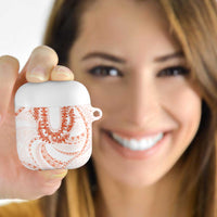 Aloha Lei Onaona AirPods Case Red Hawaiian Tribal Pattern LT9 Red - Polynesian Pride