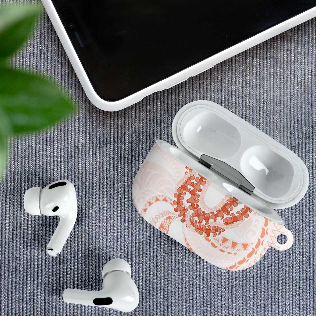 Aloha Lei Onaona AirPods Case Red Hawaiian Tribal Pattern LT9 - Polynesian Pride