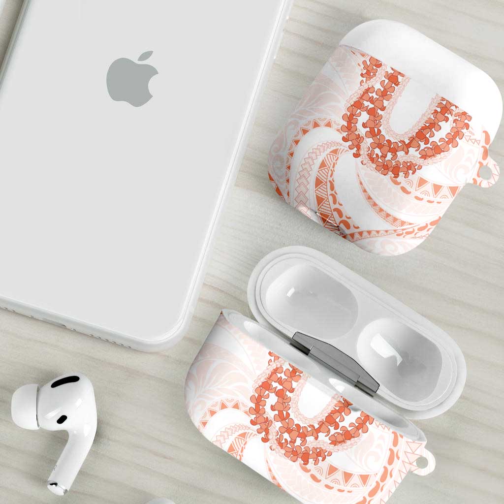Aloha Lei Onaona AirPods Case Red Hawaiian Tribal Pattern LT9 - Polynesian Pride