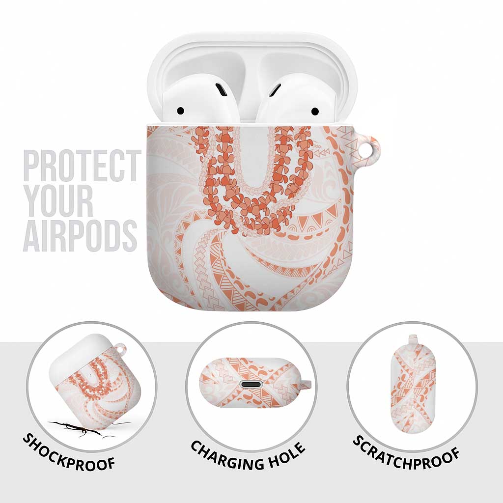 Aloha Lei Onaona AirPods Case Red Hawaiian Tribal Pattern LT9 - Polynesian Pride