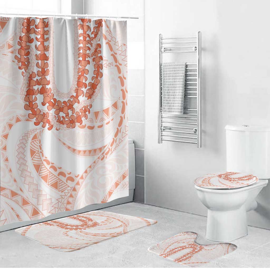 Aloha Lei Onaona Bathroom Set Red Hawaiian Tribal Pattern LT9 Bathroom Set (4 pcs) Red - Polynesian Pride