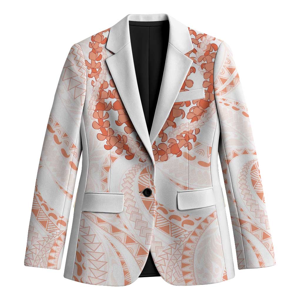 Aloha Lei Onaona Blazer Red Hawaiian Tribal Pattern LT9 Unisex Red - Polynesian Pride