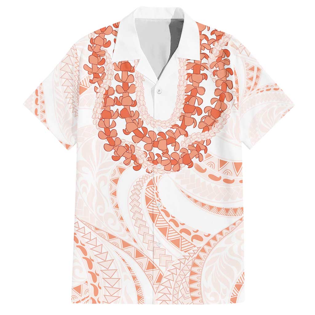 Aloha Lei Onaona Hawaiian Shirt Red Hawaiian Tribal Pattern LT9 Red - Polynesian Pride