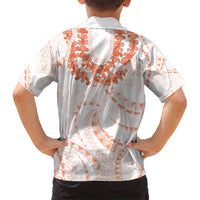 Aloha Lei Onaona Hawaiian Shirt Red Hawaiian Tribal Pattern LT9 - Polynesian Pride