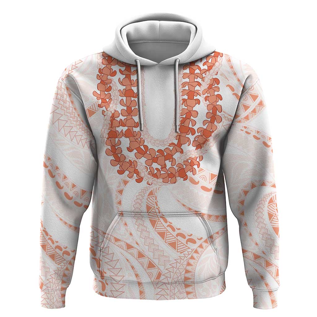 Aloha Lei Onaona Hoodie Red Hawaiian Tribal Pattern LT9 Pullover Hoodie Red - Polynesian Pride