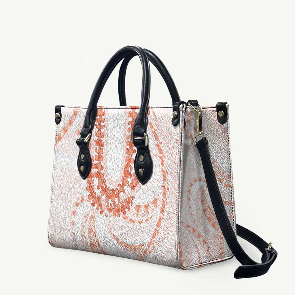 Aloha Lei Onaona Leather Bag Red Hawaiian Tribal Pattern LT9 Red - Polynesian Pride
