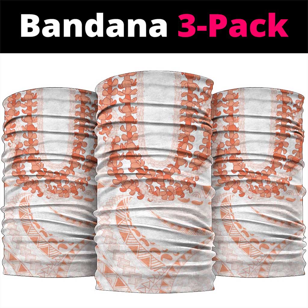 Aloha Lei Onaona Neck Gaiter Red Hawaiian Tribal Pattern LT9 package One Size: 25*50cm Red - Polynesian Pride
