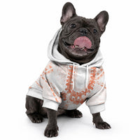 Aloha Lei Onaona Pet Hoodie Red Hawaiian Tribal Pattern LT9 - Polynesian Pride