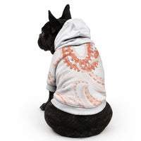 Aloha Lei Onaona Pet Hoodie Red Hawaiian Tribal Pattern LT9 - Polynesian Pride