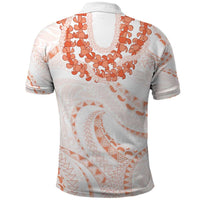 Aloha Lei Onaona Polo Shirt Red Hawaiian Tribal Pattern LT9 - Polynesian Pride