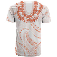 Aloha Lei Onaona T Shirt Red Hawaiian Tribal Pattern LT9 - Polynesian Pride