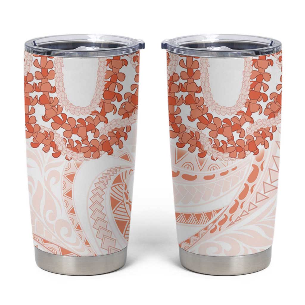 Aloha Lei Onaona Tumbler Cup Red Hawaiian Tribal Pattern LT9 Red - Polynesian Pride