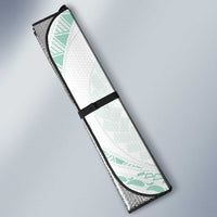 Aloha Lei Onaona Auto Sun Shade Sage Green Hawaiian Tribal Pattern LT9 - Polynesian Pride
