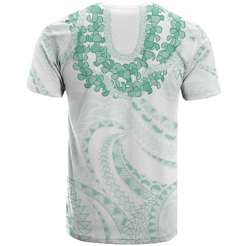 Aloha Lei Onaona T Shirt Sage Green Hawaiian Tribal Pattern LT9 - Polynesian Pride