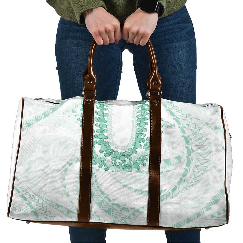 Aloha Lei Onaona Travel Bag Sage Green Hawaiian Tribal Pattern LT9 Green - Polynesian Pride