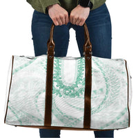 Aloha Lei Onaona Travel Bag Sage Green Hawaiian Tribal Pattern LT9 Green - Polynesian Pride