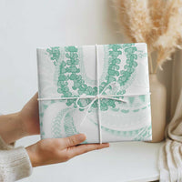 Aloha Lei Onaona Wrapping Paper Sage Green Hawaiian Tribal Pattern LT9 - Polynesian Pride