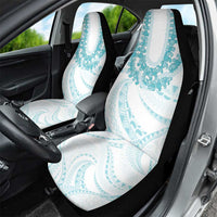 Aloha Lei Onaona Car Seat Cover Teal Hawaiian Tribal Pattern LT9 - Polynesian Pride