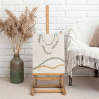 Aloha Lei Mikioi Canvas Wall Art Beige Polynesian Tribal Tatau Pattern LT9 - Polynesian Pride