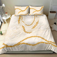 Aloha Lei Mikioi Bedding Set Gold Polynesian Tribal Tatau Pattern LT9 - Polynesian Pride