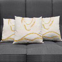 Aloha Lei Mikioi Pillow Cover Gold Polynesian Tribal Tatau Pattern LT9 - Polynesian Pride