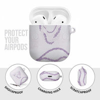 Aloha Lei Mikioi AirPods Case Purple Polynesian Tribal Tatau Pattern LT9 - Polynesian Pride